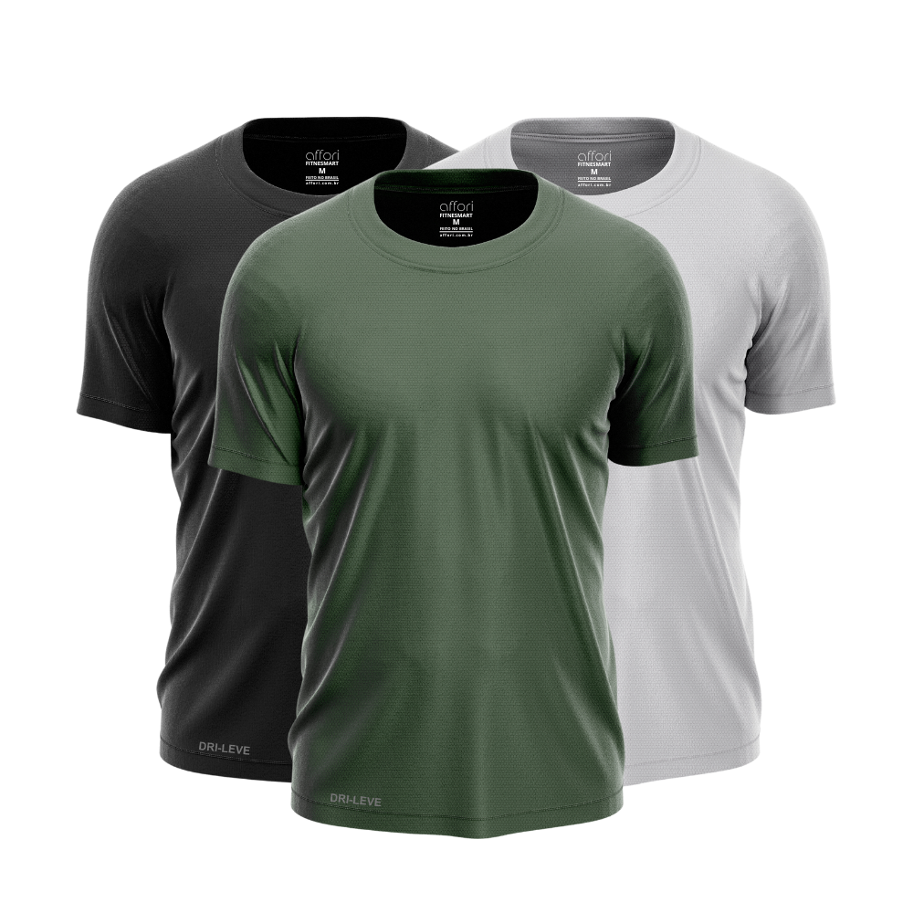 Set of 2 dry fit training t-shirts for men – anti-sweat