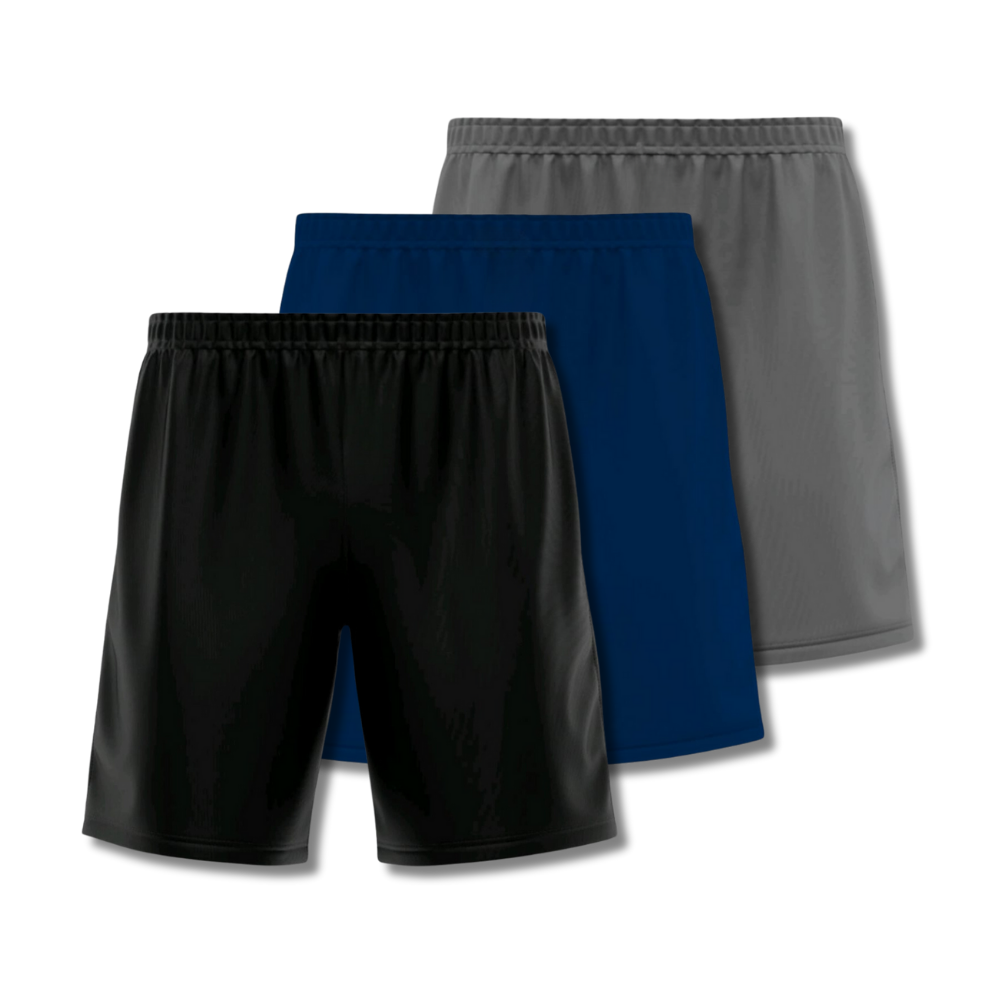 Men's 3-piece shorts set – anti-sweat and anti-odor